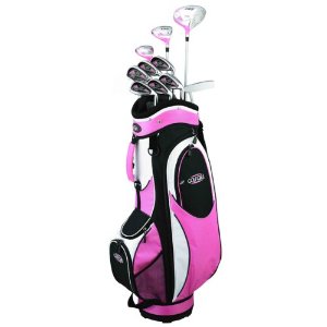 Golf Girl FWS2 PETITE Lady Pink Hybrid Club Set & Cart Bag